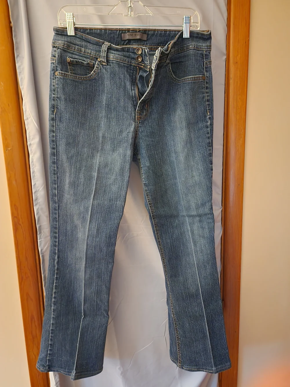 Nine West Women's Blue Boot Cut Jeans